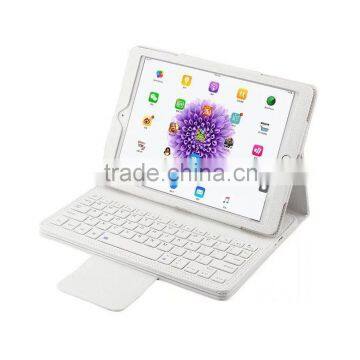 White color 2 in 1 design for ipad pro wireless bluetooth keyboard case