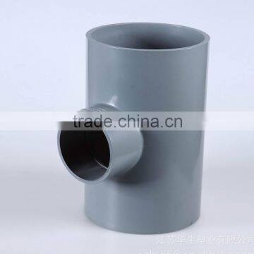 Gray color plastic pipe fitting pvc u-pvc fitting cross tee elbow