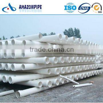 2016 Best quality pvc drainage pipe 160mm, low price plastic pipe