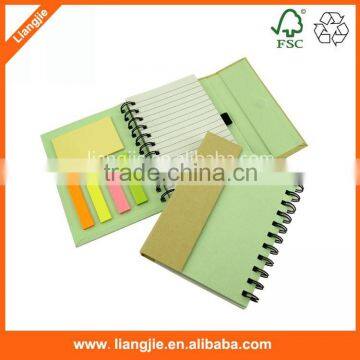 Kraft Cover spiral Eco-friendly Notebook With Pen