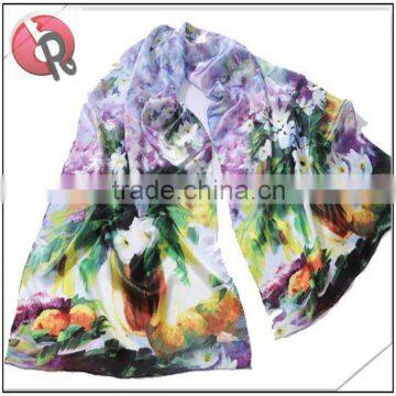 100% silk scarf