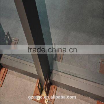 Building materials aluminum frame glass curtain wall with operable window