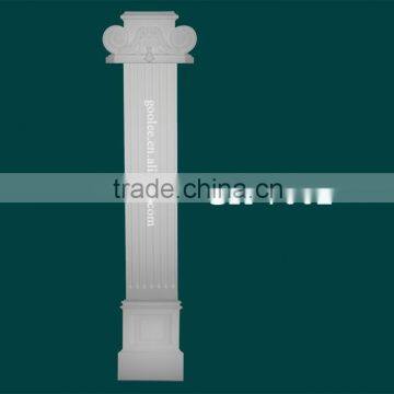 European-style Polyurehtane Plane Roman Pillar for Home Decoration