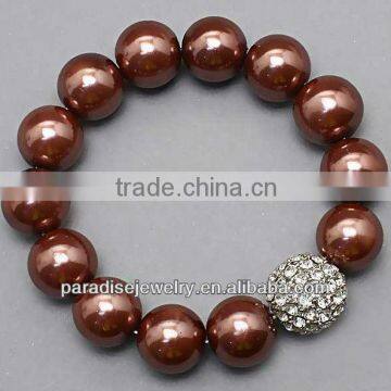 2012 Fashion cheap crystal charm beaded Bracelet-14pcs/row-B22037-8