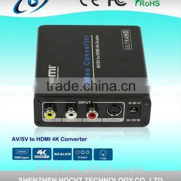 Top quality 4K av to hdmi converter , HD video converter with scaler