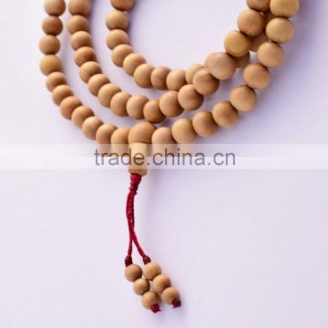 spiritual-japa necklace/sandalwood beads/japa beads