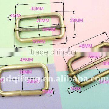 Fashion Accessories Anti Brass Metal Adjust Belt Buckle Without Pin for Women Bags 48*29mm