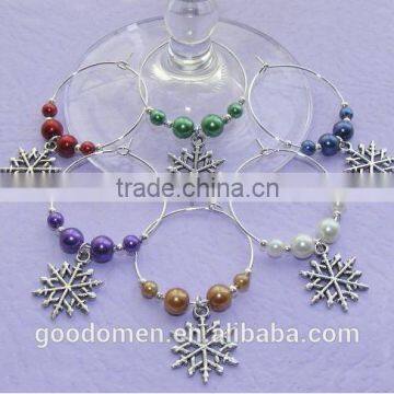 promotion Wine Glass Charm Rings