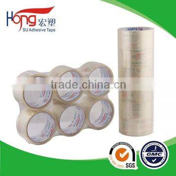 SELF ADHESIVE BOPP CARTON SEALING TAPE WITH FLAT SHRINK PACK