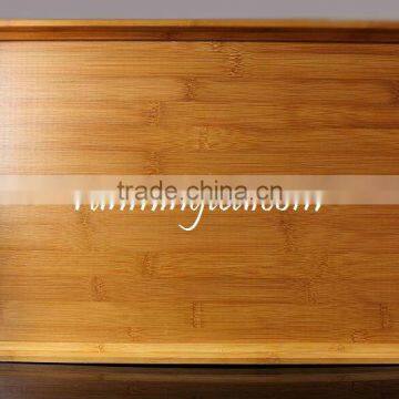 Rectangle Shape Bamboo Serving Tray in Tea House, 39*29cm(big size)