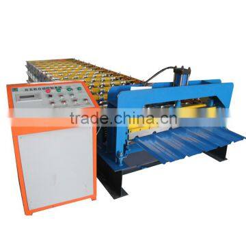 Best quality 2014 new design for color steel/PPGI/galvanized/zinc/aluminium sheet wall roof cangzhou roll forming making machine