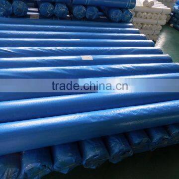 100% virgin waterproof pe tarpaulin packed bales blue pe waterproof tarpaulin sliver