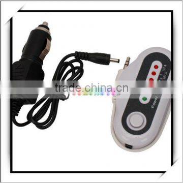 Car MP3 Player Wireless FM Transmitter connect the mp3 player to the car White