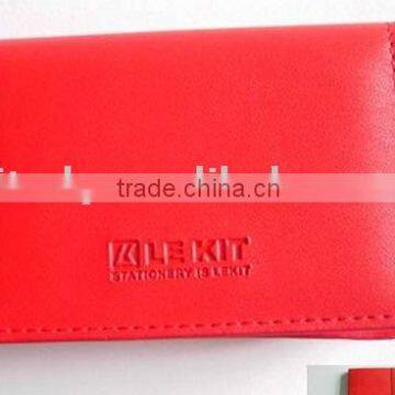 New arrival red cover business card case