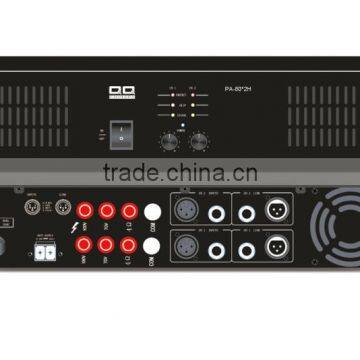 Two Channels AM FM Digital Tunner Power Amplifier OEM Manufacturers With CE LPA-80*2H