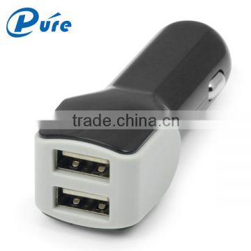 Hot and Most Popular Smart Universal Mini Car Dual USB Charger for Mobile Phone