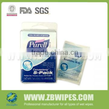 OEM Custom Antiseptic Sanitizing Wipes