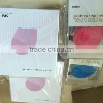 BPSK1068-Professional Vibrating Silicone Face Brush Ultrasonic Facial Cleansing Massager photo-4