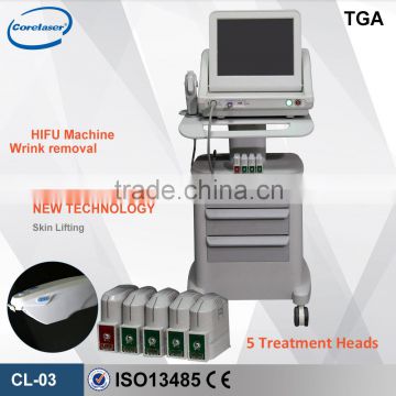 Aft new skin elasticity Ultrasound HIFU Tighten the skin tissue mini hospital use