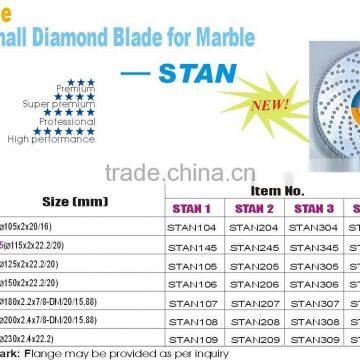 (STAN)Multi-Hole Turbo Small Diamond Blade for Marble-sunny