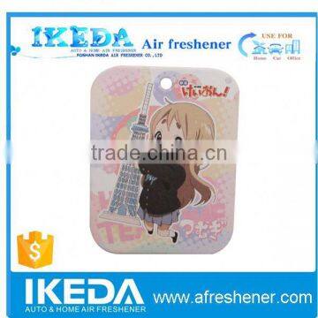 Promo souvenir custom paper air freshener for car