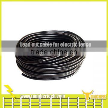 1.6mm single core high voltage electric fence lead out cable for energizer