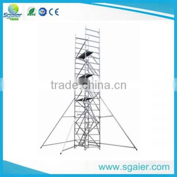 multifunction rising aluminium scaffolding mobile tower