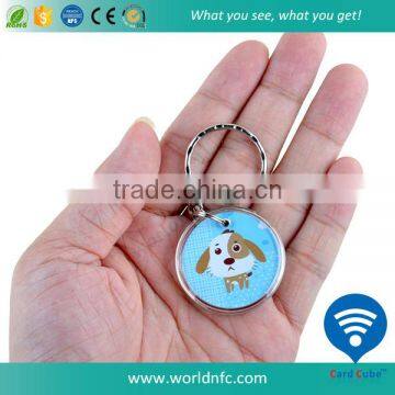 13.56mhz MF Desfire 2k RFID PVC Keyfob/ Keychain/ Key Tag for Door Access Control photo-4