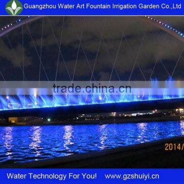 Kazakhstan Design and Customized Large Outdoor bridge music dancing water fountain