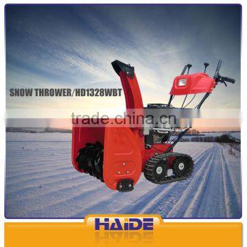 13 HP gasoline track snow blower