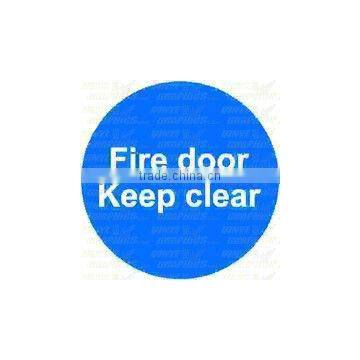 Fire Door keep Clear sticker