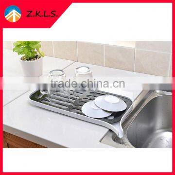 Kitchen Usage Bilayer Plastic Dish Rack For Dish Drying photo-2