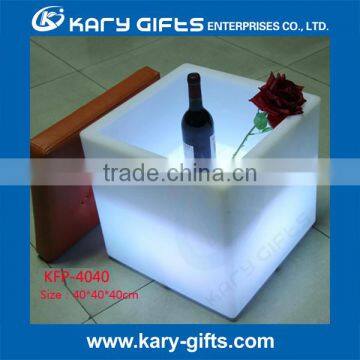 China Cheapest Square Led Ice Bucket
