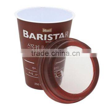 Wholesale Microwave SafeTakeaway Disposable Colorful Plastic Coffee Cup Warmer , Double Wall Cup With Lid photo-2