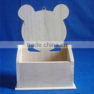 Handmade Natural Animal Shaped Decorative Desktop Wooden Pen Holder photo-4