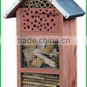 FSC wood big size wooden insect hotel,wooden bee insect hotel house