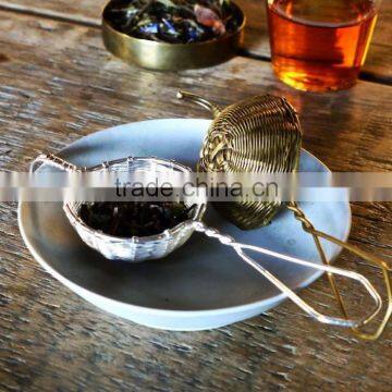 Antique and Silver Plate Woven Tea Strainers | Stainless Steel Strainer photo-2