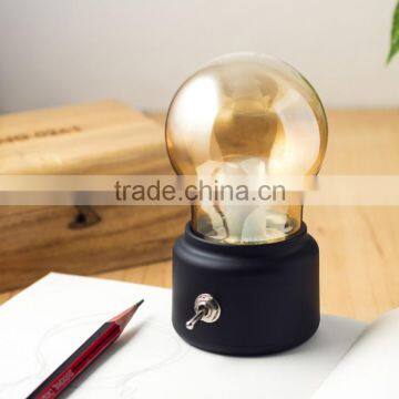 England Style Retro Bulb Light, LED Charge Table Lamp Night Lamp photo-2
