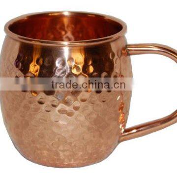 Hammered Copper Beer Mugs