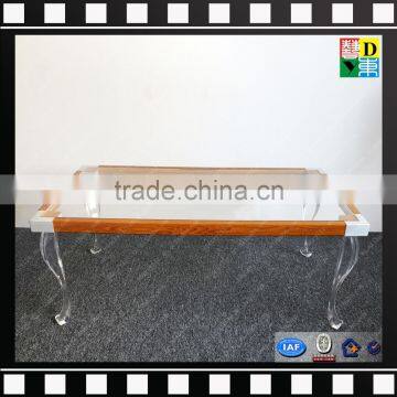 Transparent Beauty Acrylic End Table PMMA Coffee Tables Plastic Tea Table From China Manufacturer photo-5