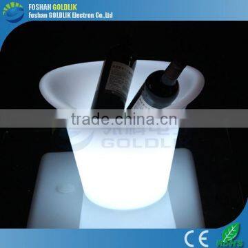 Wholesale Plastic Rechargeable RGB LED Plastic Ice Bucket