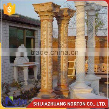 factory sale natural marble roman finishing marble column NTMF-C233S