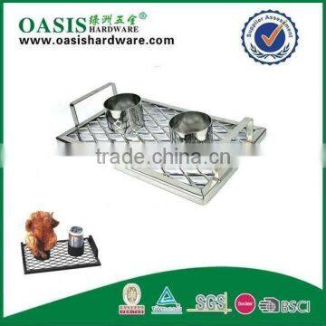 Stainless Steel BBQ Chicken Cooker Grill the beer bird chicken rack