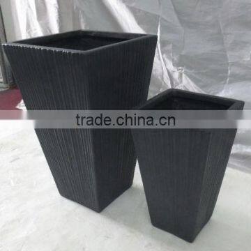 Garden Outdoor Fiberglass Clay Planter Pot photo-2