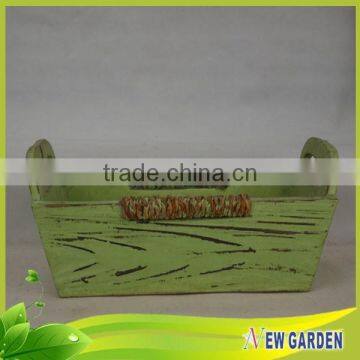 Newgarden High Grade Rectangular Cheap Wooden Flower Pot Stands photo-2