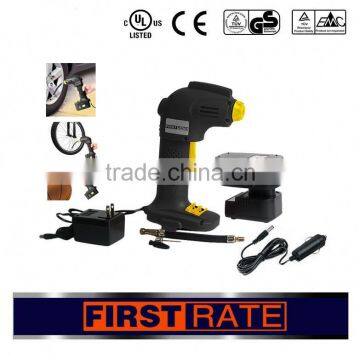 Factory price Portable Cordless 9.6V 12V 14.4V 18V high pressure hand air pump