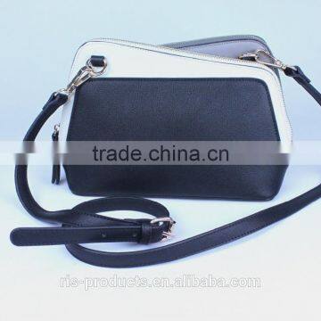 White and Black Multi Color Cross Body Bag New Design Ladies Handbag 2017 photo-2
