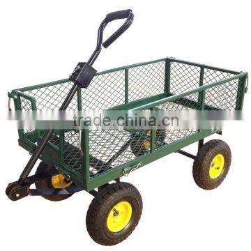 High quality Garden Tool Cart TC1840S,foldable mesh trolley