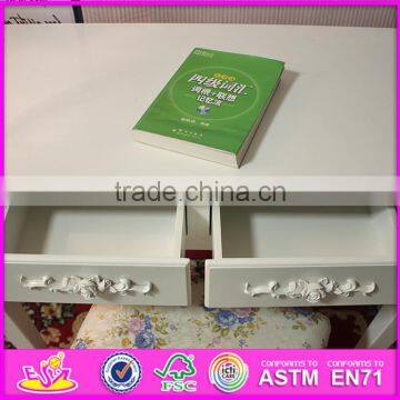 2016 Wholesale Cheap Luxury Bedroom Solid Wooden Vanity Table W08G189 photo-3