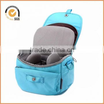 6410 dongguan chiqun nylon hot sales nylon waterproof dslr leather camera bag